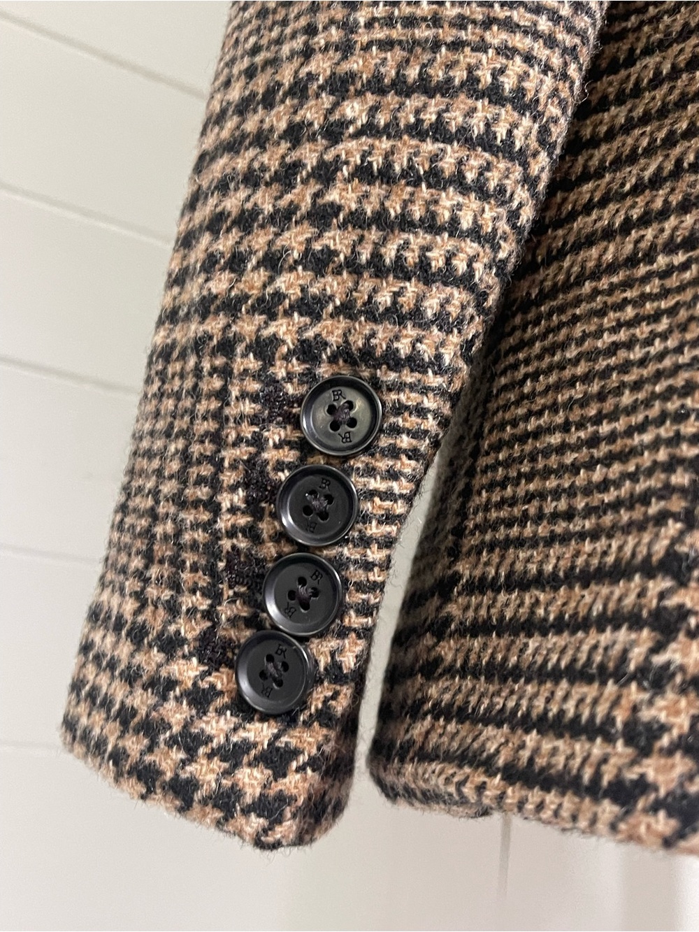 Banana Republic Brown Glen Plaid Wool-Blend Blazer - Picture 7 of 15